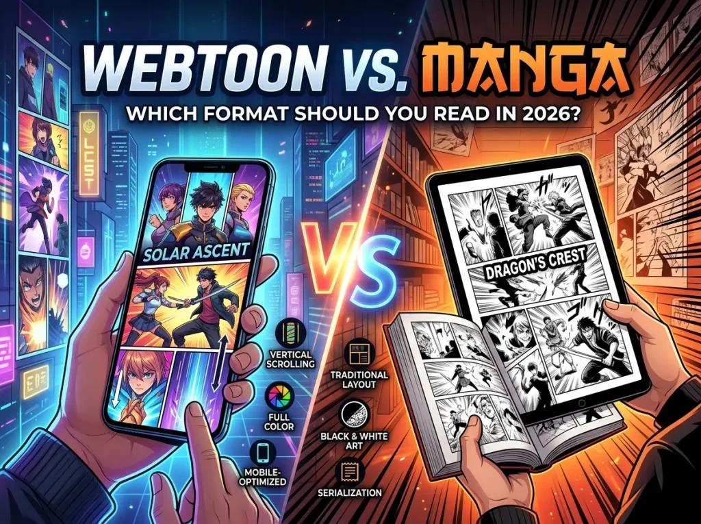 Webtoon vs Manga Which Format Should You Read